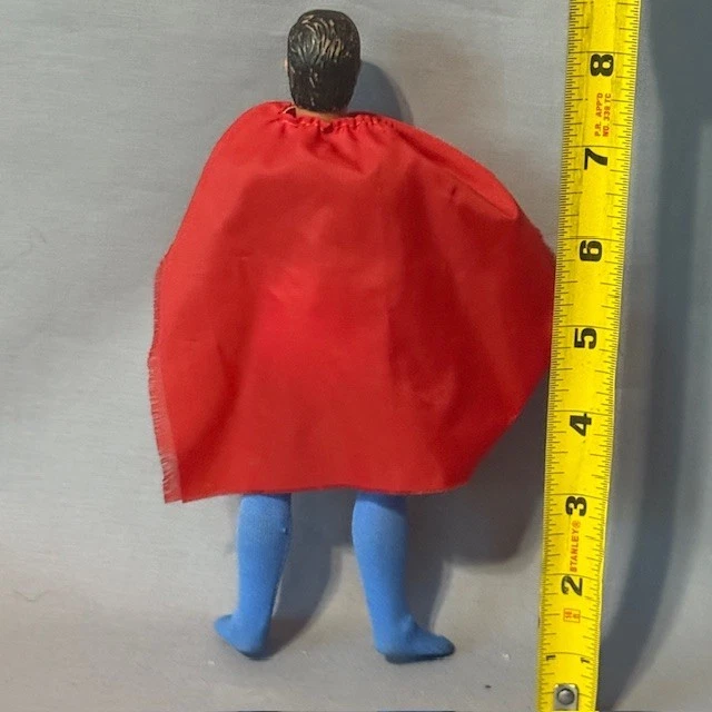 Figura de acción Superman Mego 1971 juguete de colección DC Comics Liga de la Justicia Conjunto Capa Foto 3 de 4