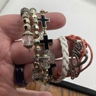 Lot Of 15 Odd Unusual Christian Religious Costume Bracelets  — photo 6