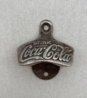 Vintage STARR "X" Coca-Cola Wall Mount Bottle Opener Brown Co Pat.2333088 Patina