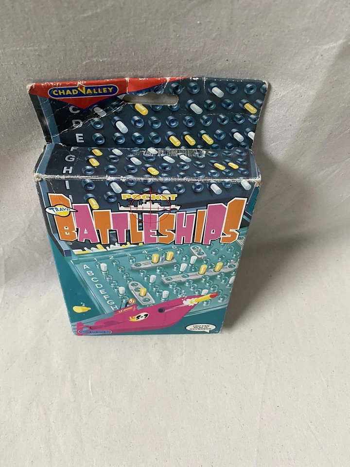 Battleships Naval Game Pocket Edition Chad Valley Travel Classic Strategy 1990s - Image 3 of 4