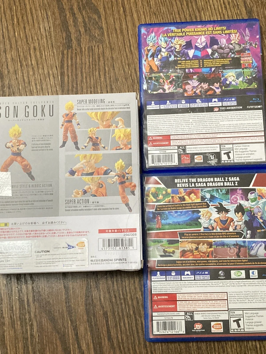 Dragon Ball Z KAKAROT Fighter Action Figure RPG Super Saiyan Game Ps4 Goku Sh Ar