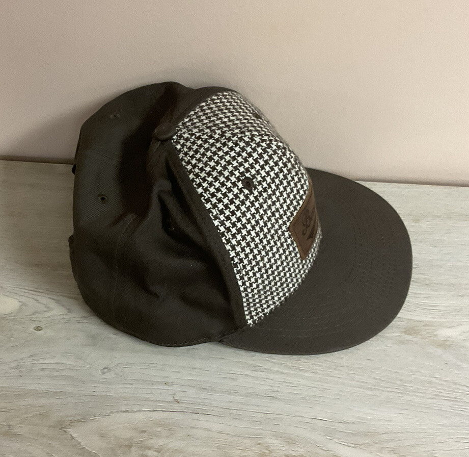 Baseballism Checkered Brown Hat/Cap Snapback With… - image 5