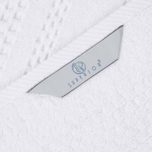 Playa Zero Twist Cotton Medium Weight Solid Waffle Textured 9 Piece Towel Set - Picture 48 of 51