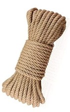 20M Corda Juta Corda Canapa 10mm Spago per Decorazioni, Giardinaggio, Tiragraffi