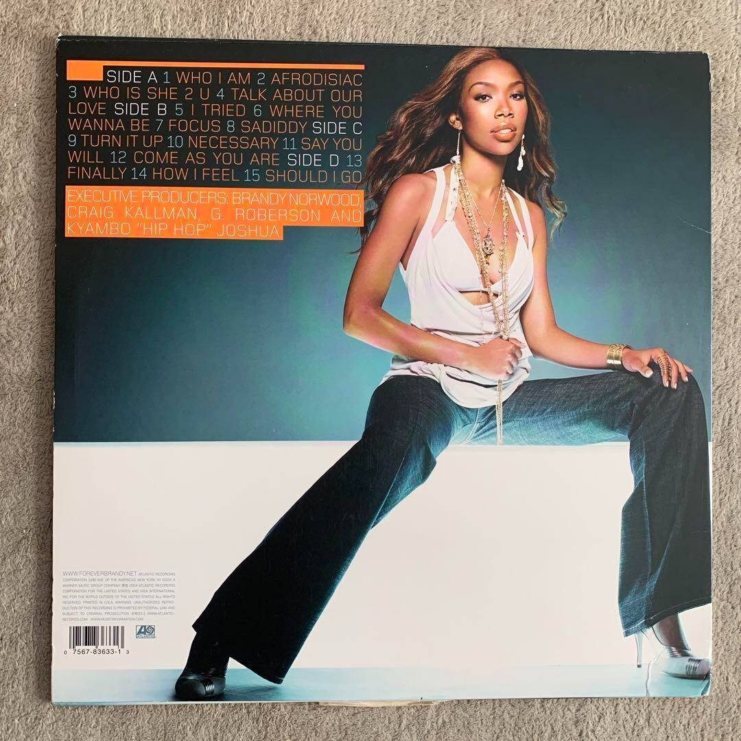 洋楽 Brandy Afrodisiac 2LP Brandy / Afrodisiac 2004 US Original Edition 2LP Vinyl