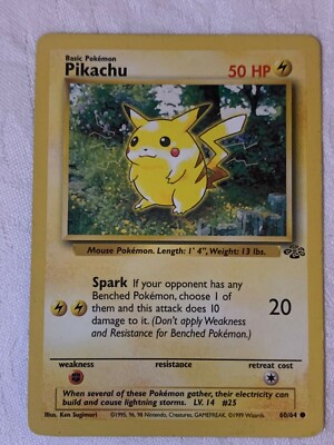 Pikachu Pokémon Card s-l400.jpg