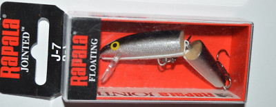 Leurre Rapala Jointé J07 G - Balsa Flottant, Or, 2 3/4 Pouces, 1/8 Oz