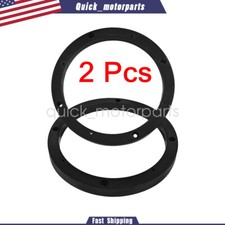 6.5" Plastic 1/2" Speaker Spacer Rings Subwoofer Custom Mounting Adapter pair