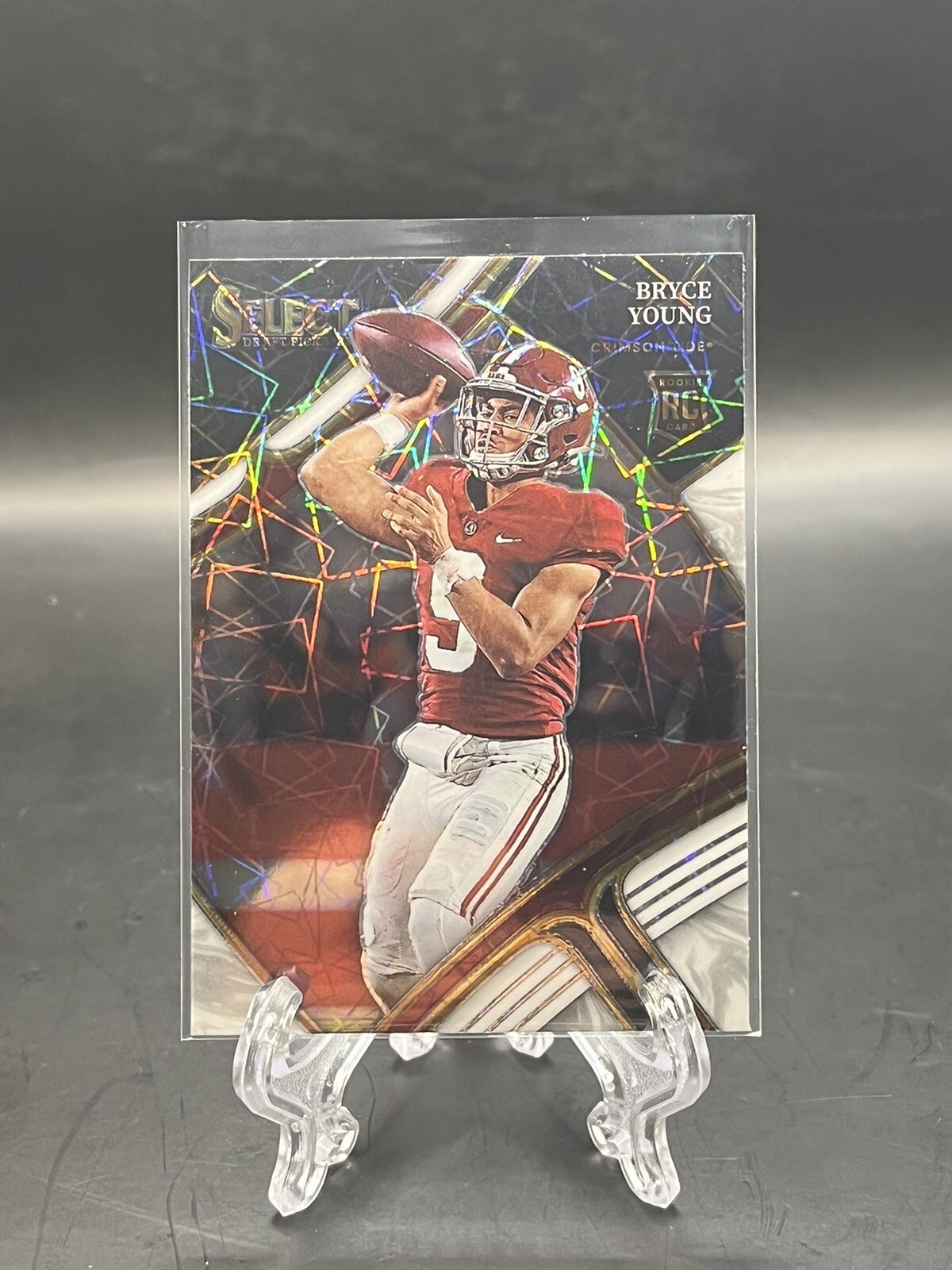 2023 Select Draft Picks Bryce Young White Laser Prizm SP #101