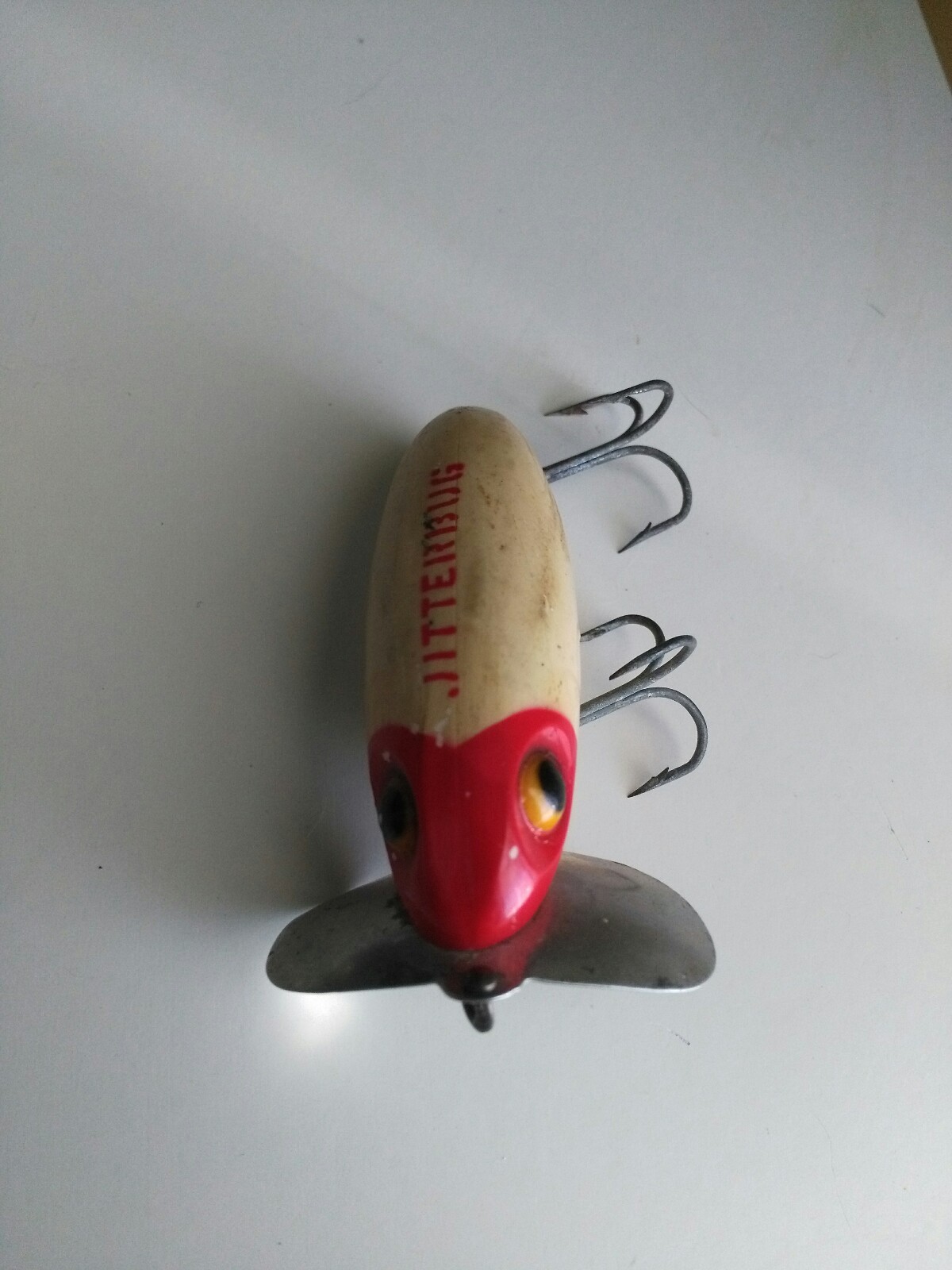 Leurre vintage Fred Arbogast Jitterbug - Akron, Ohio