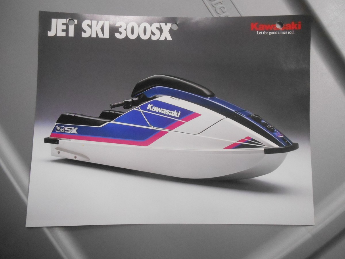 Kawasaki Features & Specification Literature Brochure Chart 300SX