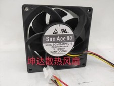 Sanyo 9GV0848P1G13 8038 48V 0.84A 8cm 4-Wire Cooling Fan