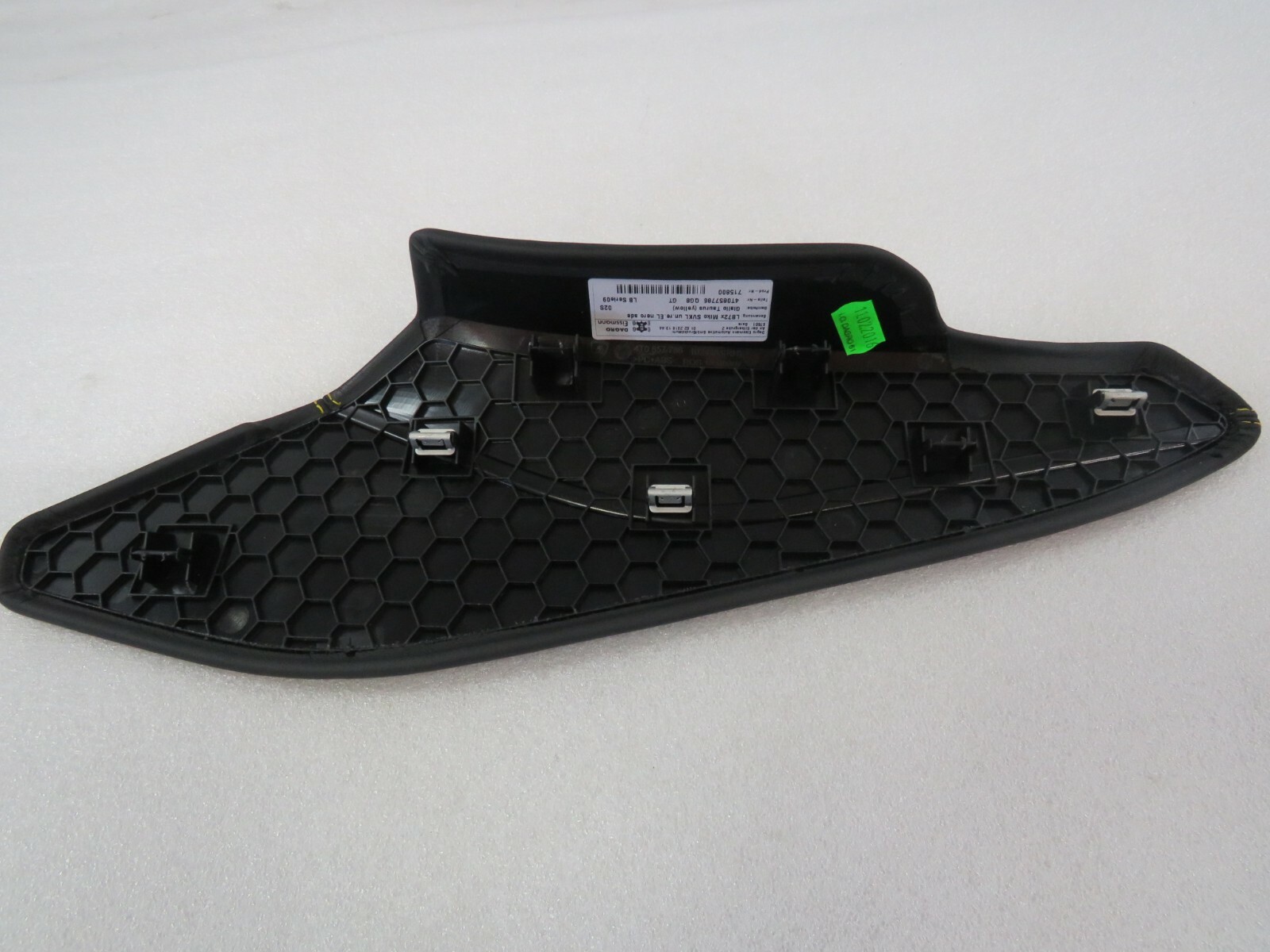 Lamborghini Huracan, LP580, LP610, RH, Console Side Trim, Used, P/N 4T0857786