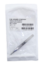 20-PACK / ADAMCO Adson Forceps, 4.75", Straight, Serrated - 14-3337 - STERILE