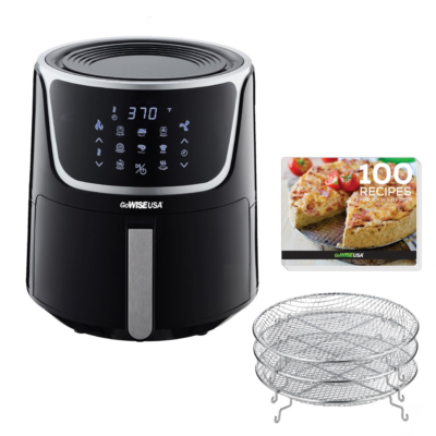 GW22956 7-Quart Electric Air Fryer with Dehydrator and Stackable