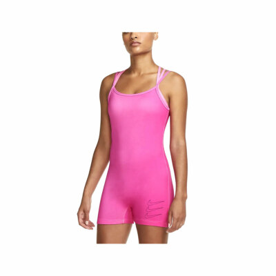 Nike Women S Sportswear Romper Pink Swoosh Cz9100 684 Authentic Nwt Ebay
