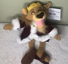 Robin Hood Prince John Disney Mini Bean Bag 9" Plush Stuffed Animal w Tags