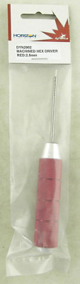 Machined Hex Driver, Red: 2.5mm - Dynamite #DYN2902