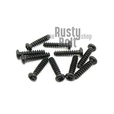 M2.3 x 10mm, Phillips Pan Head Screws, Self Tapping, Steel, Black