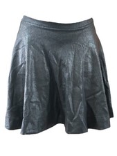 Express Mini Shiny Leather Skirt
