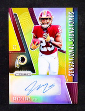 2019 Panini Prizm - Bryce Love - Rookie Auto Gold SSP /10