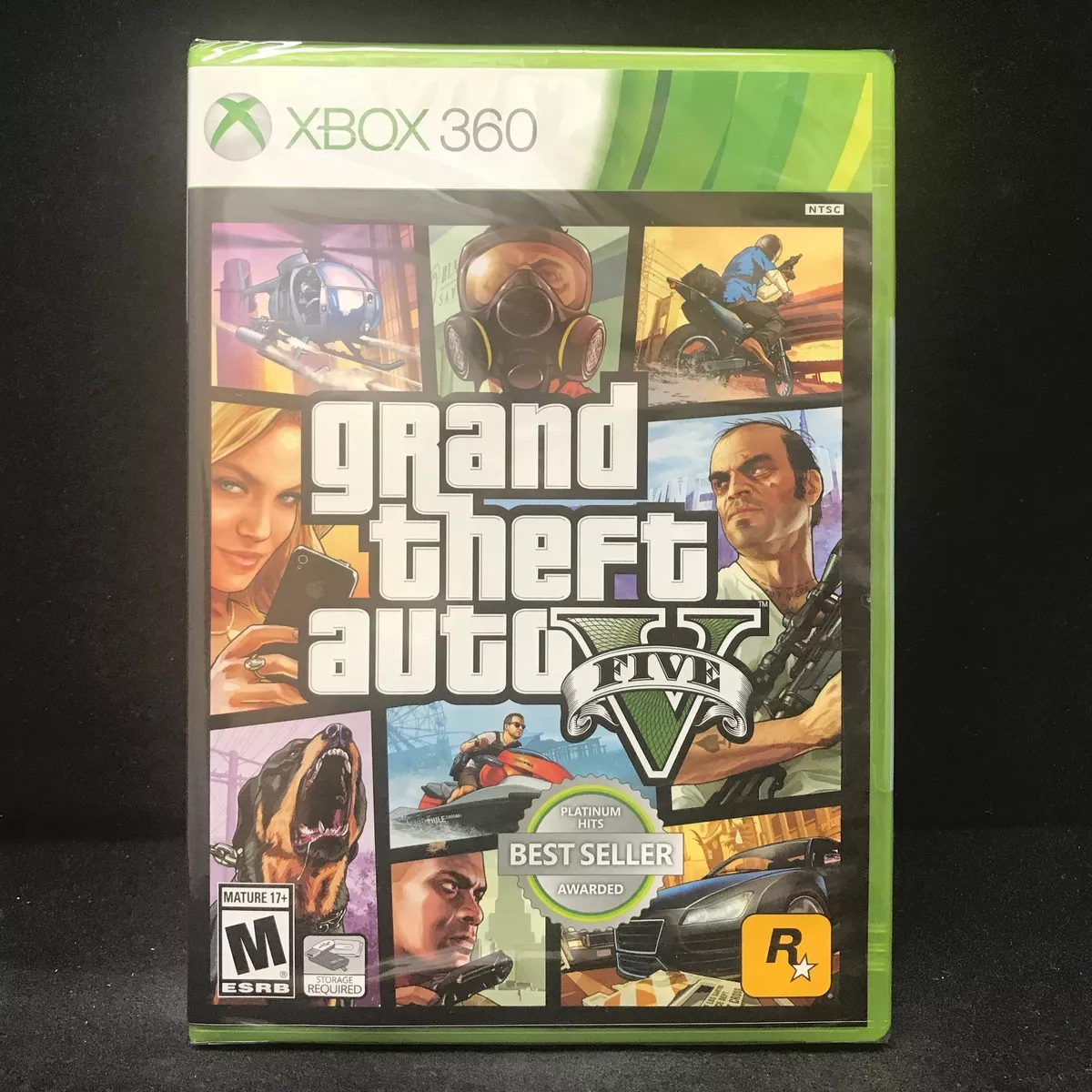 Xbox 360 Super Slim Original + Jogo GTA 5 Grand Theft Auto V Original -  Desconto no Preço