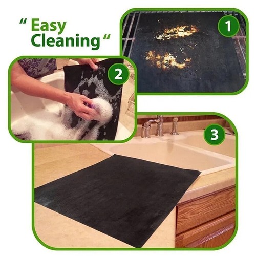 1-20PC Non-Stick BBQ Grill Mats Baking Cooking Sheet Liner Grilling Mat Resuable - Picture 17 of 19
