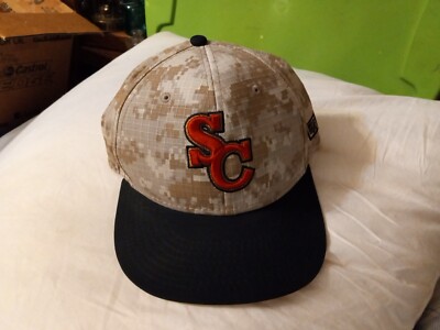 The Game Pro South Carolina Gamecocks Camouflage Fitted Baseball Hat Size M 
