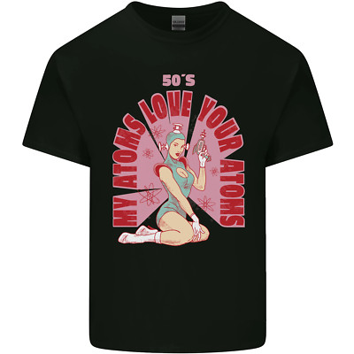 My Atoms Love lustiges Physik Valentinstag Herren Baumwolle T-Shirt Tee Oberteil