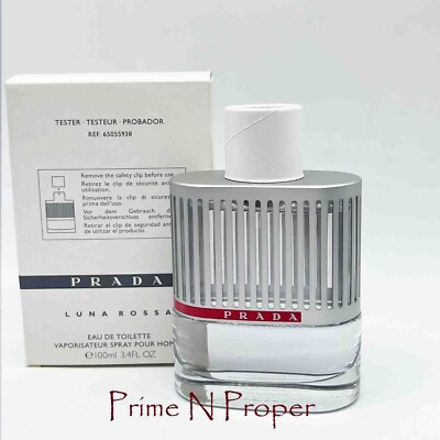 Luna Rossa  by Prada Spray 100 ml /3 .4 fl oz Eau De Toilette,Tester Old Formula