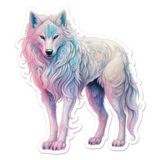 Tribal Wolf Sticker Decal