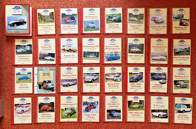 1x ATLAS Prospekt DDR Fahrzeug IFA F8 F9 P70 Framo P2 BMW EMW Wartburg Trabant