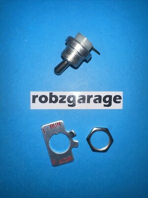 NEW OEM HOMELITE ON/OFF STOP SWITCH, NUT & PLATE SUPER XL BIG RED OLD ...