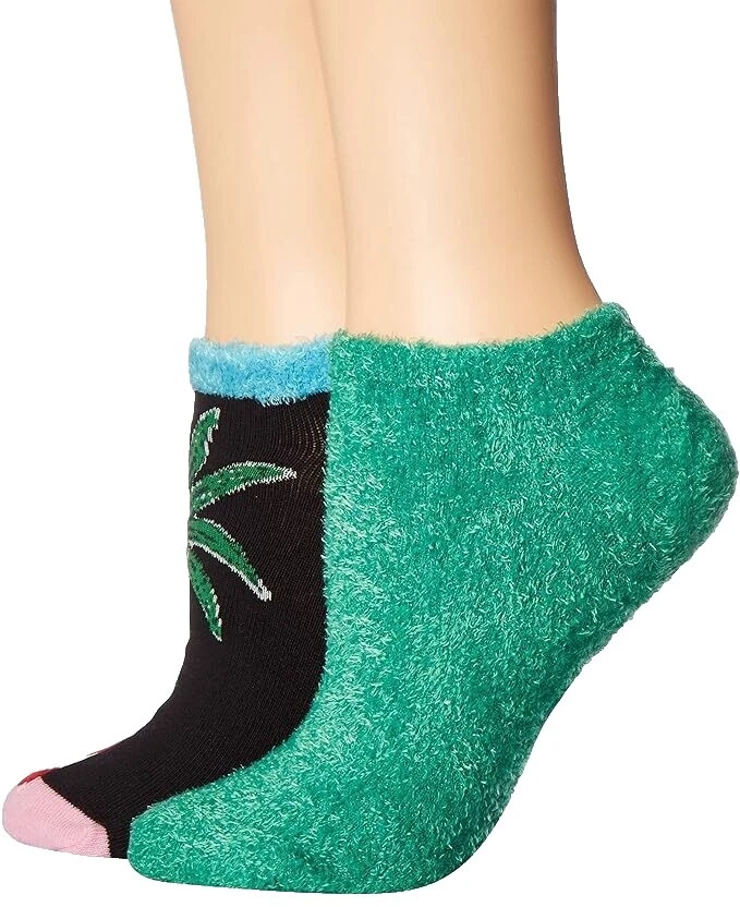 Calcetines informal de Navidad de acrílico para Mujeres