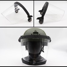 Tactical Flip Up Face Shield Lens Riot Mask for hunt Paintball FAST MICH Helmet