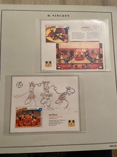 1993 DISNEY ST. VINCENT THEMED STAMPS