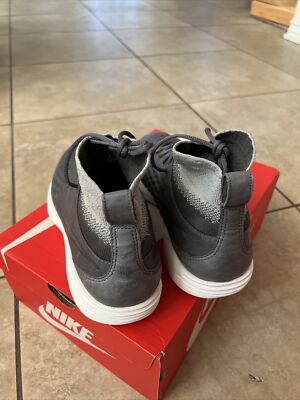Nike Lunar Magista II FK Athletic Running Sneaker Gray Mens Shoes Size 9.5 Nike Lunar Magista 2 Flyknit Dark Grey for Sale  main image 4