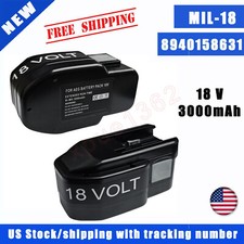 NEW Battery MIL-18 8940158631 For MILWAUKEE PIW 18 PMS 18 PSH 18 PSH 18X 3000mAh