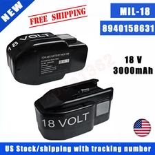 NEW Battery MIL-18 8940158631 For MILWAUKEE PIW 18 PMS 18 PSH 18 PSH 18X 3000mAh