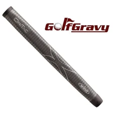 1 Winn Dri-Tac Midsize Pistol Dark Gray Golf Putter Grip - 68DT-DG