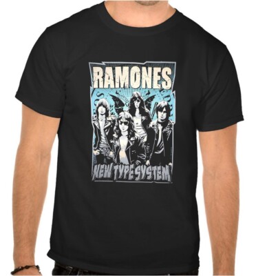 Ramones Rock Music Logo Kinder T-Shirt Schwarz -1148 -SW-Kids