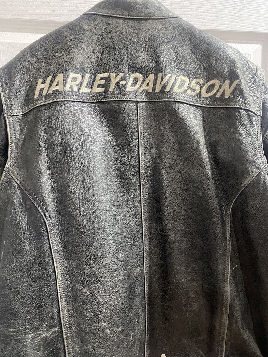 Harley Davidson Men's Boulevard Distressed Leather 2XLT Harley Davidson Men's Boulevard Distressed Leather 2XLT