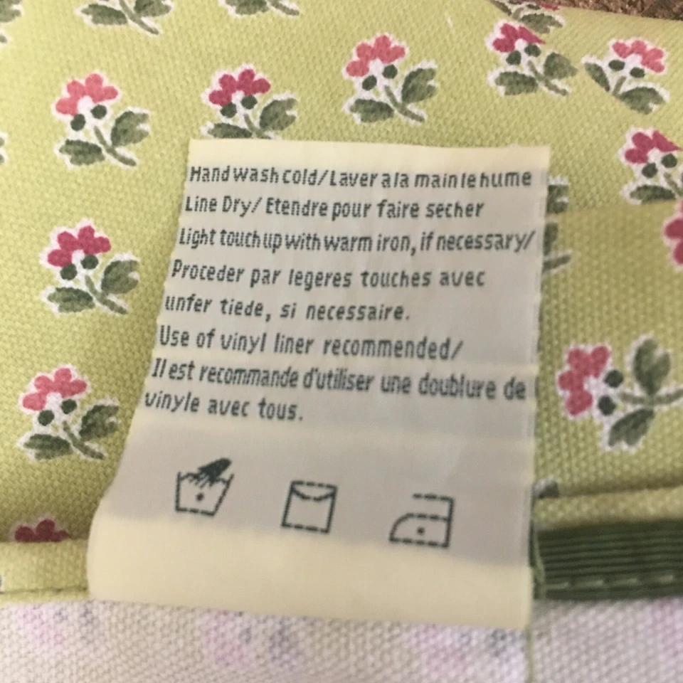 Panel de cortina Waverly verde floral 68”X68” Countrycore Cottagecore Granny Foto 4 de 4