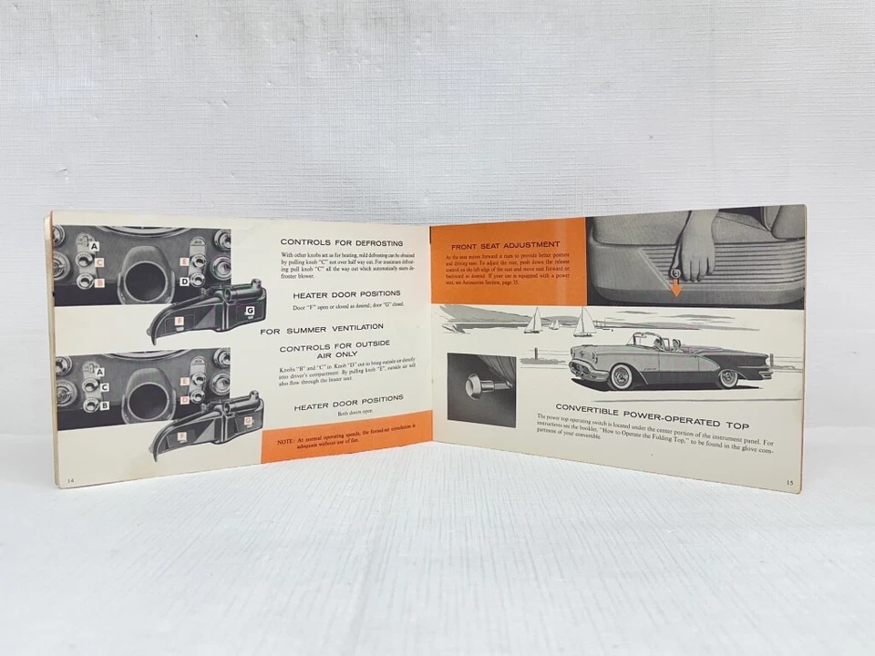 Oldsmobile 88 1956, 98 original manual del propietario y política de servicio Foto 3 de 4