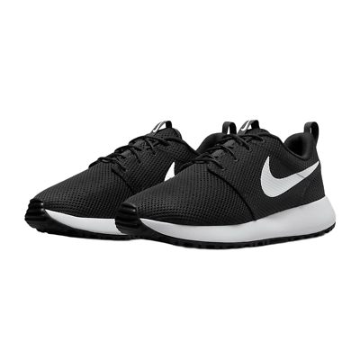 men's black roshe run sneakers