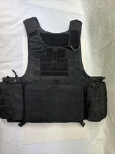 London Bridge Trading Maritime LBT-6094R-M Releasable Black BALCS Plate Carrier