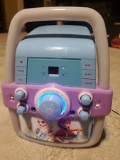 Disney Frozen Flashing Lights Karaoke Machine -NO Microphone