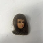VTG 1966 Mattel Brunette Francie Doll Twist 'N Turn Brown Eyes Eye Lashes  HEAD