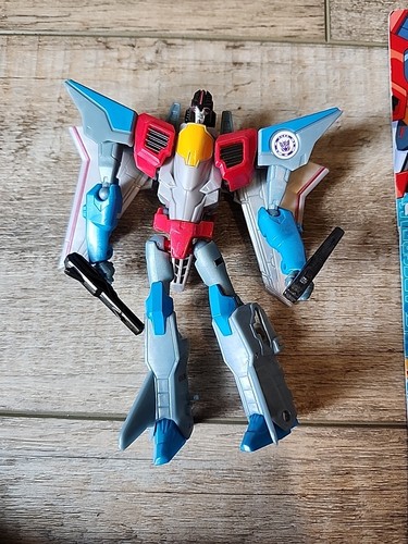 Transformers EarthSpark Warrior Starscream | Action Figure Da 12 Cm Circa | Serie 2023 | Colore Grigio/blu