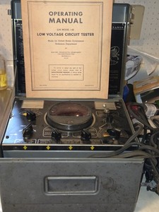 Heyer Products Co. QM Model 1-42 Low Voltage Circuit Tester MADE FOR U.S GOVT